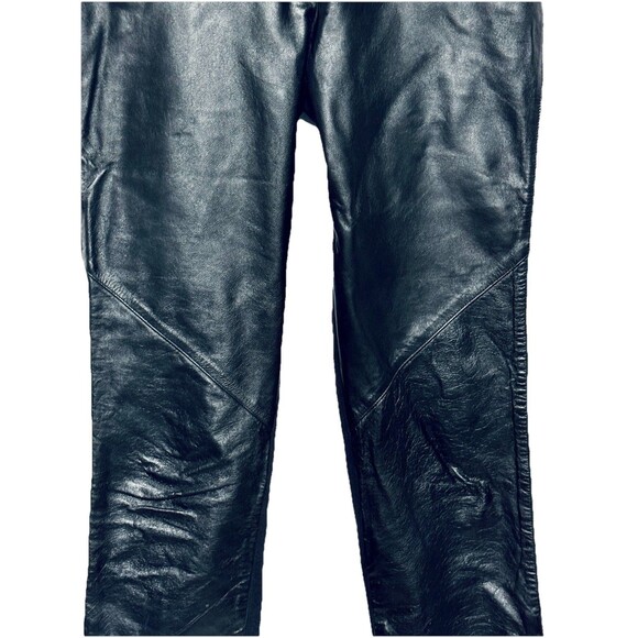 Harley Davidson Leather & Stretch Pants Women’s 38/10 - See measurements (29) - Picture 3 of 12